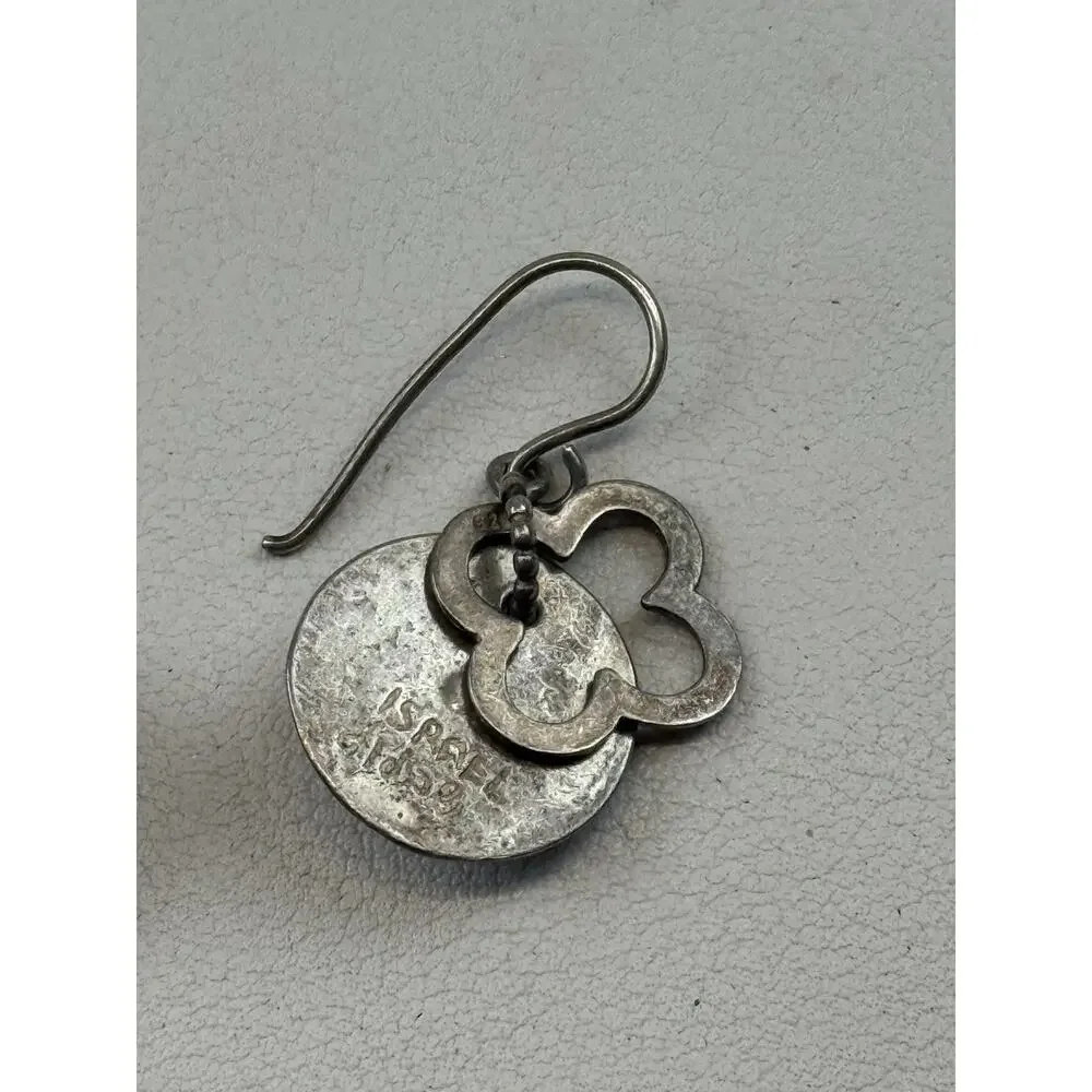Didae Israel Sterling Silver Hook Pierced Earrings Real Pearl